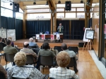 La sala "Giardino d'Inverno" presso piazzale Valdo Fusi a Torino dove si è tenuta la mostra-conferenza sul sonno creativo "Dal Sogno all'Arte"